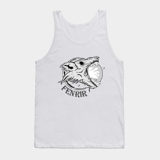 Scandinavian wolf Fenrir - Norsk Apocalypse Ragnarok Tank Top